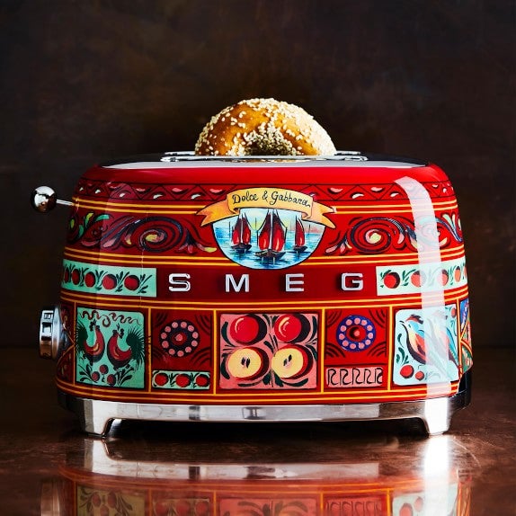 SMEG 2 Slice Toaster, Dolce & Gabbana - Sicily is my Love