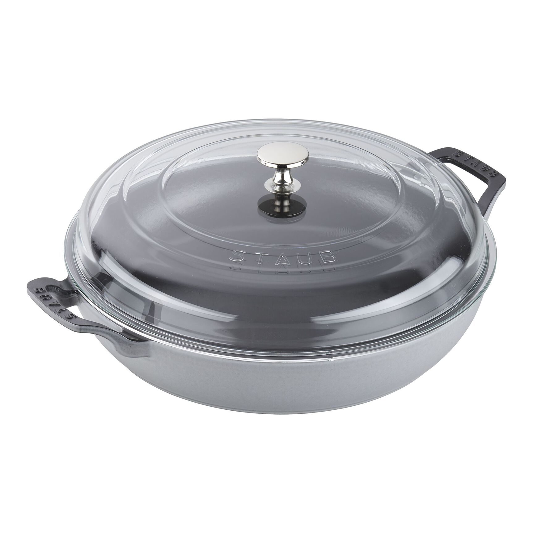 Staub Cast Iron 3.5 Qt. Braiser with Glass Lid - Thumbnail 3