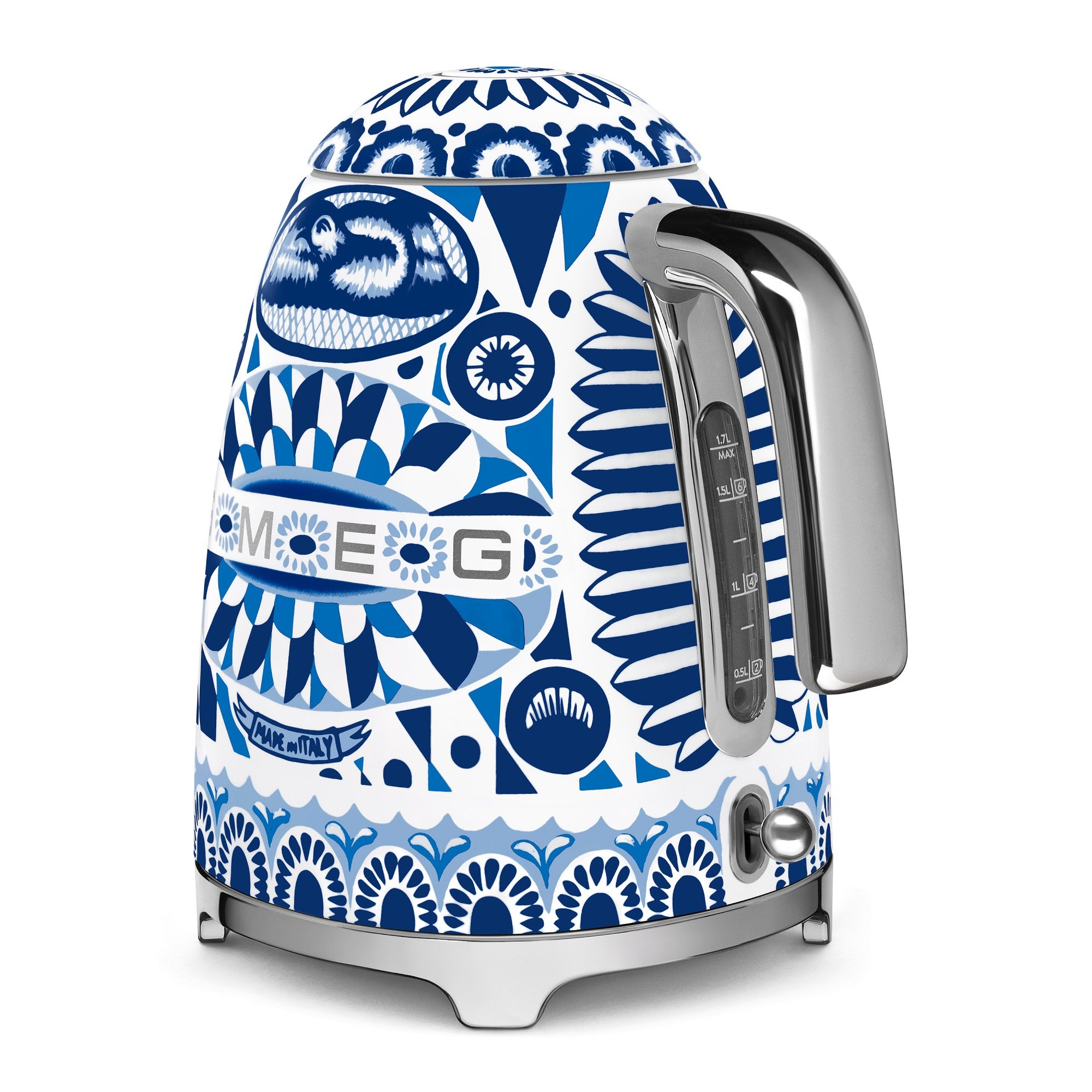 SMEG Electric Kettle - Dolce & Gabbana, Blu Mediterraneo