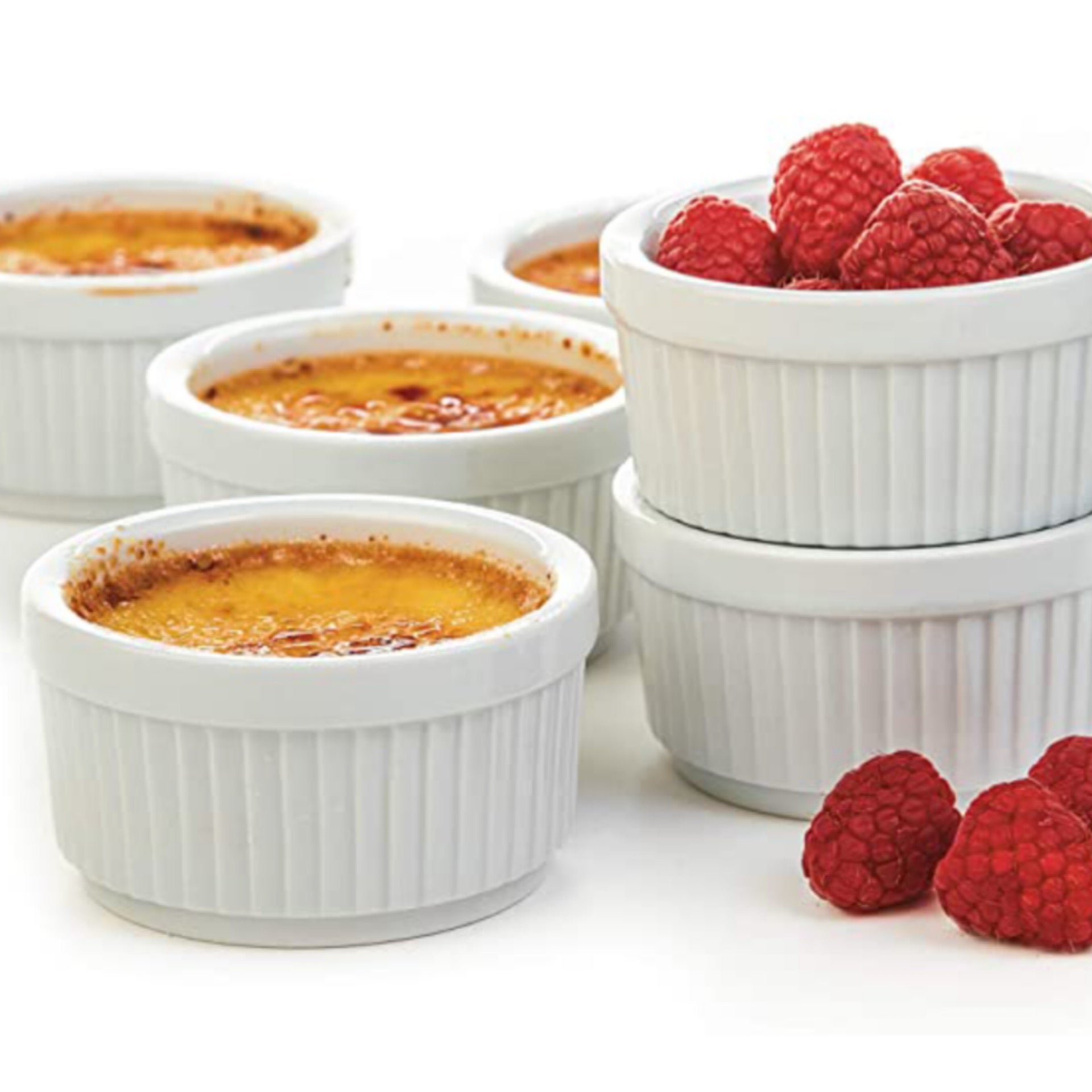 Prepworks Porcelain Stacking Ramekins-Set of 6 | Lifetime Kitchen