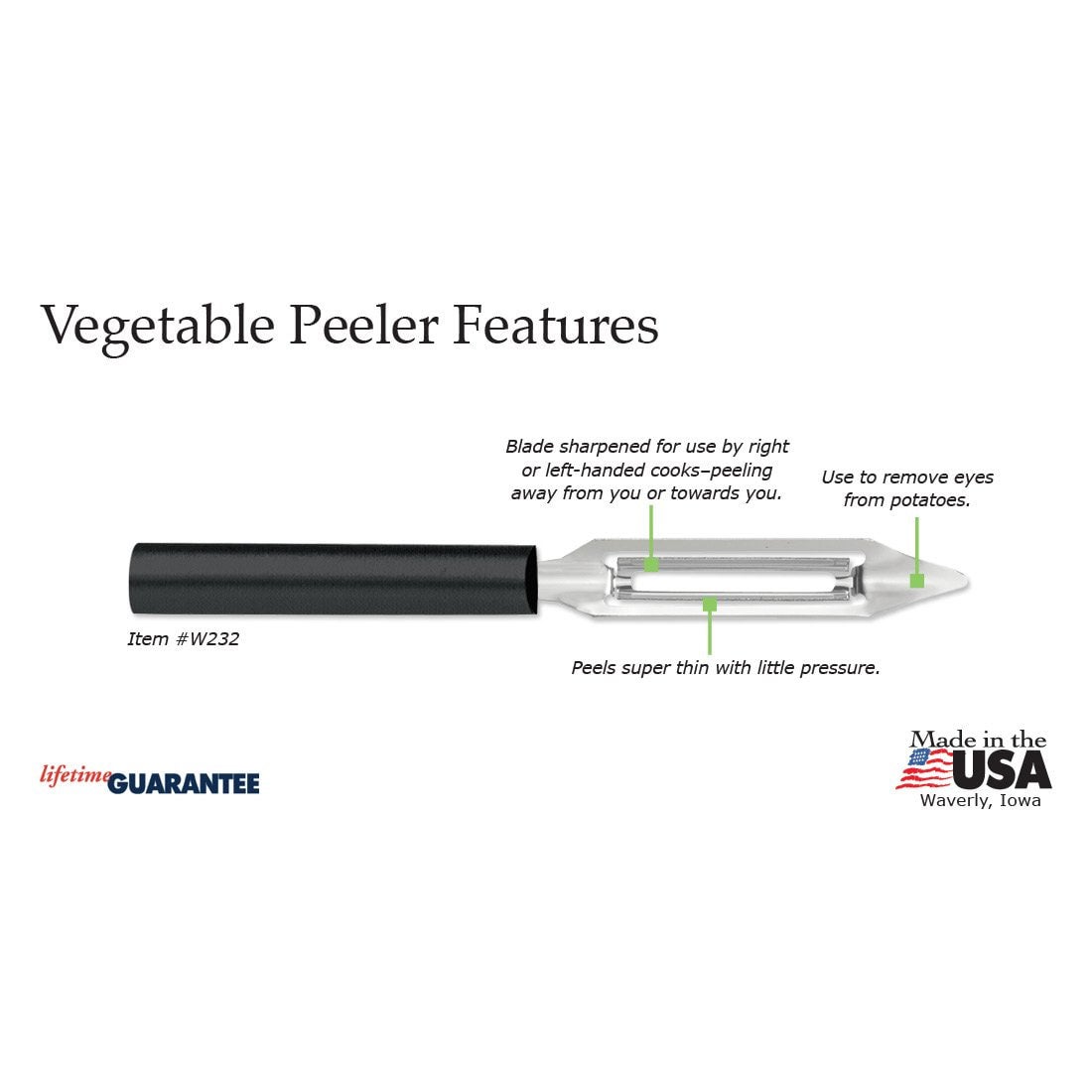 Rada - Vegetable Peeler - R132