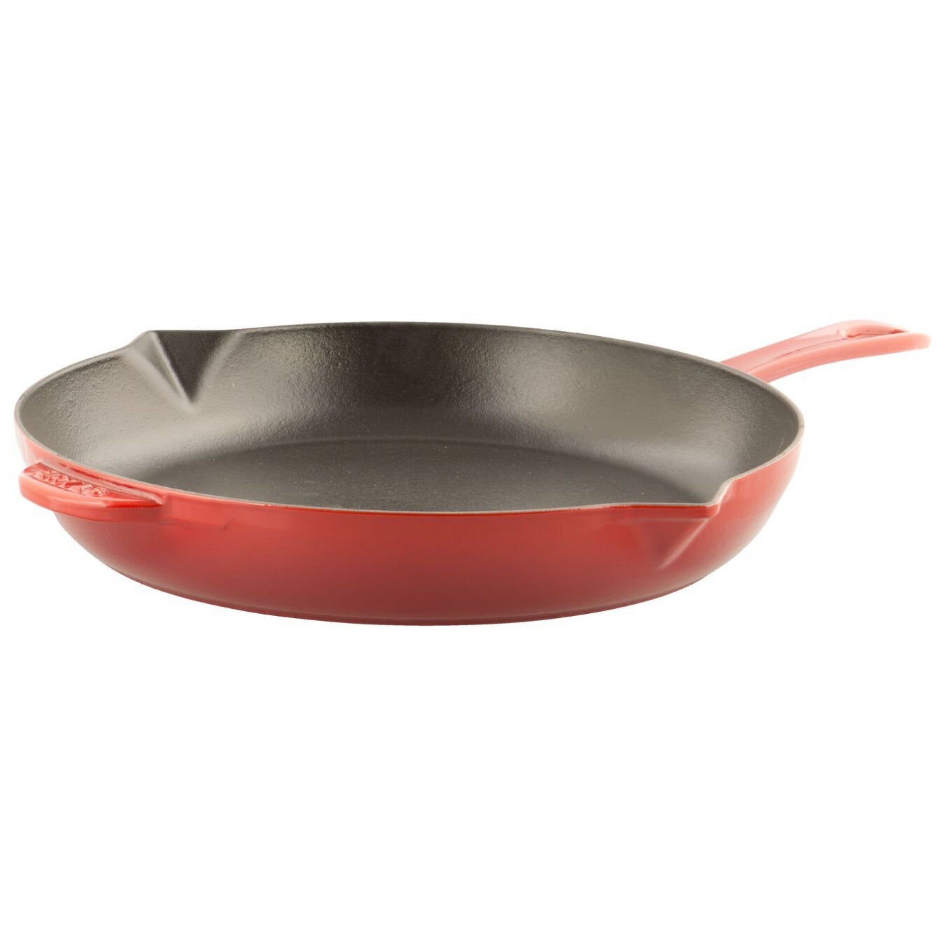 Staub Cast Iron - Woks/ Perfect Pans 12-inch, Perfect Pan, cherry