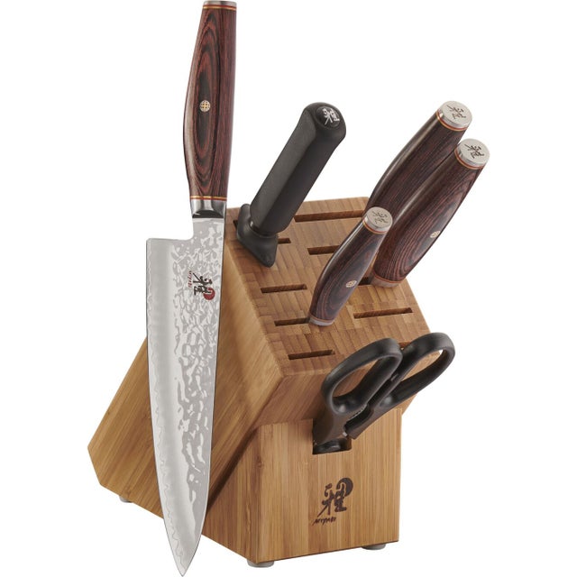 Bubba 7pc Kitchen Knife Block Set - Smoky Mountain Knife Works