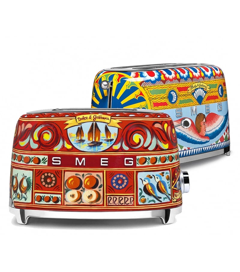 Smeg x Dolce&Gabbana Sicily Is My Love 4-Slice Toaster