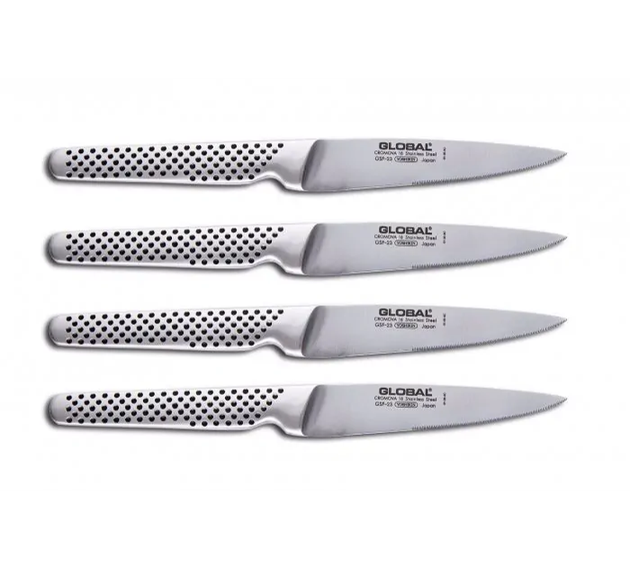 GLOBAL Classic 4 Piece Steak Knife Set Lifetime Kitchen