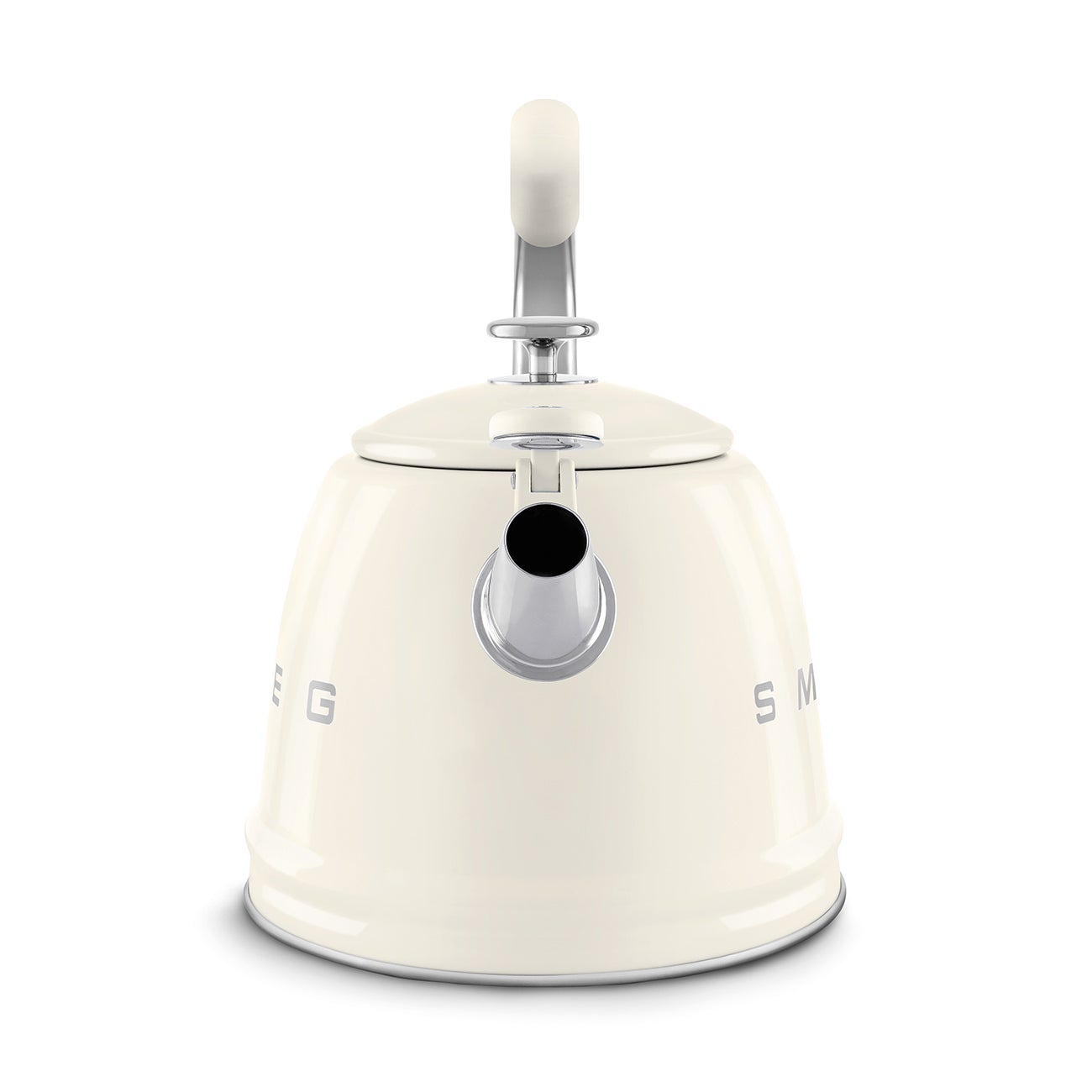 SMEG Whistling Kettle Retro Style Cream Lifetime Kitchen